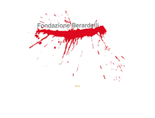 Tablet Screenshot of fondazioneberardelli.org